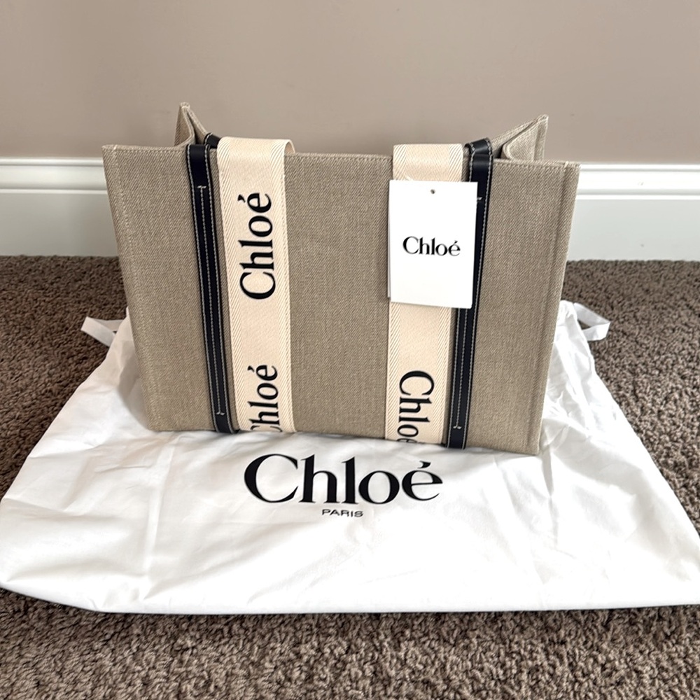 Chloe Woody Medium Tote